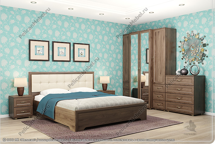 Корпусная мебель для спальни «Классика» - Вариант комплектации 003