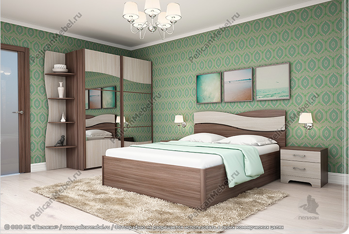 Корпусная мебель для спальни «Сорренто» - Вариант комплектации 003