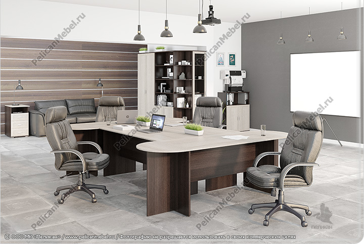 Корпусная мебель для офиса «Триумф» - Вариант комплектации 001