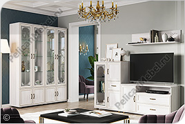 Корпусная мебель для гостиной «Каролина» - Вариант комплектации 002