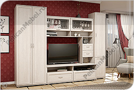 Корпусная мебель для гостиной «Классика» - Вариант комплектации 004