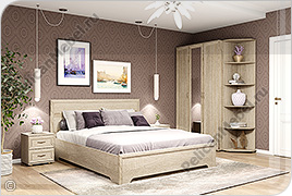 Корпусная мебель для спальни «Классика» - Вариант комплектации 002