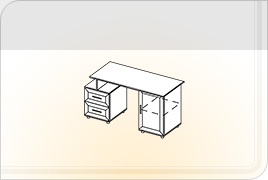 Элементы корпусной мебели для спальни «Классика» - Стол туалетный. СТ