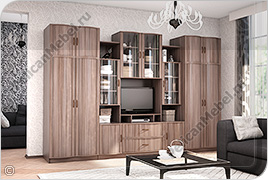 Корпусная мебель для гостиной «Магнолия» - Вариант комплектации 005