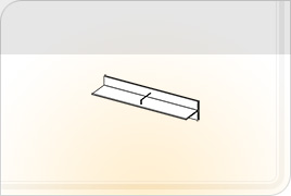 Элементы корпусной мебели для гостиной «Крафт» - Полка навесная - 1,4. ПН-1,4