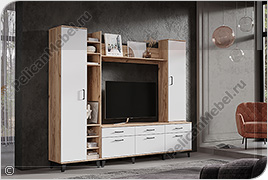 Корпусная мебель для гостиной «Крафт» - Вариант комплектации 005