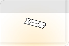 Элементы корпусной мебели для гостиной «Премьера» - Полка навесная - 1,2. ПН-1,2