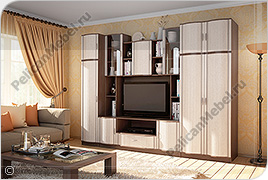 Корпусная мебель для гостиной «Сицилия» - Вариант комплектации 001