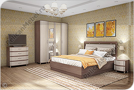 Корпусная мебель для спальни «Симона» - Вариант комплектации 003