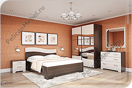 Корпусная мебель для спальни «Сорренто» - Вариант комплектации 002