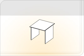 Элементы корпусной мебели для офиса «Триумф» - Стол. СТ-0,8