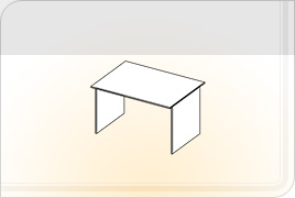 Элементы корпусной мебели для офиса «Триумф» - Стол. СТ-1,2