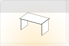 Элементы корпусной мебели для офиса «Триумф» - Стол. СТ-1,4