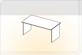 Элементы корпусной мебели для офиса «Триумф» - Стол. СТ-1,6